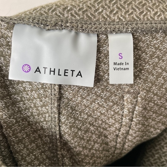 Athleta Delancey Herringbone Green Tight Leggings - Picture 6 of 8